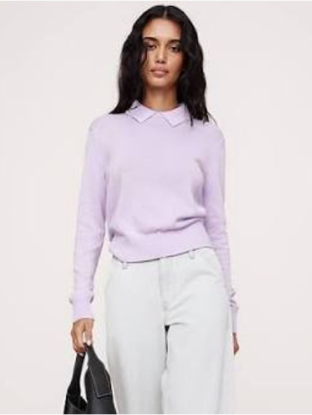 Banana Republic Lavender Crewneck Sweater